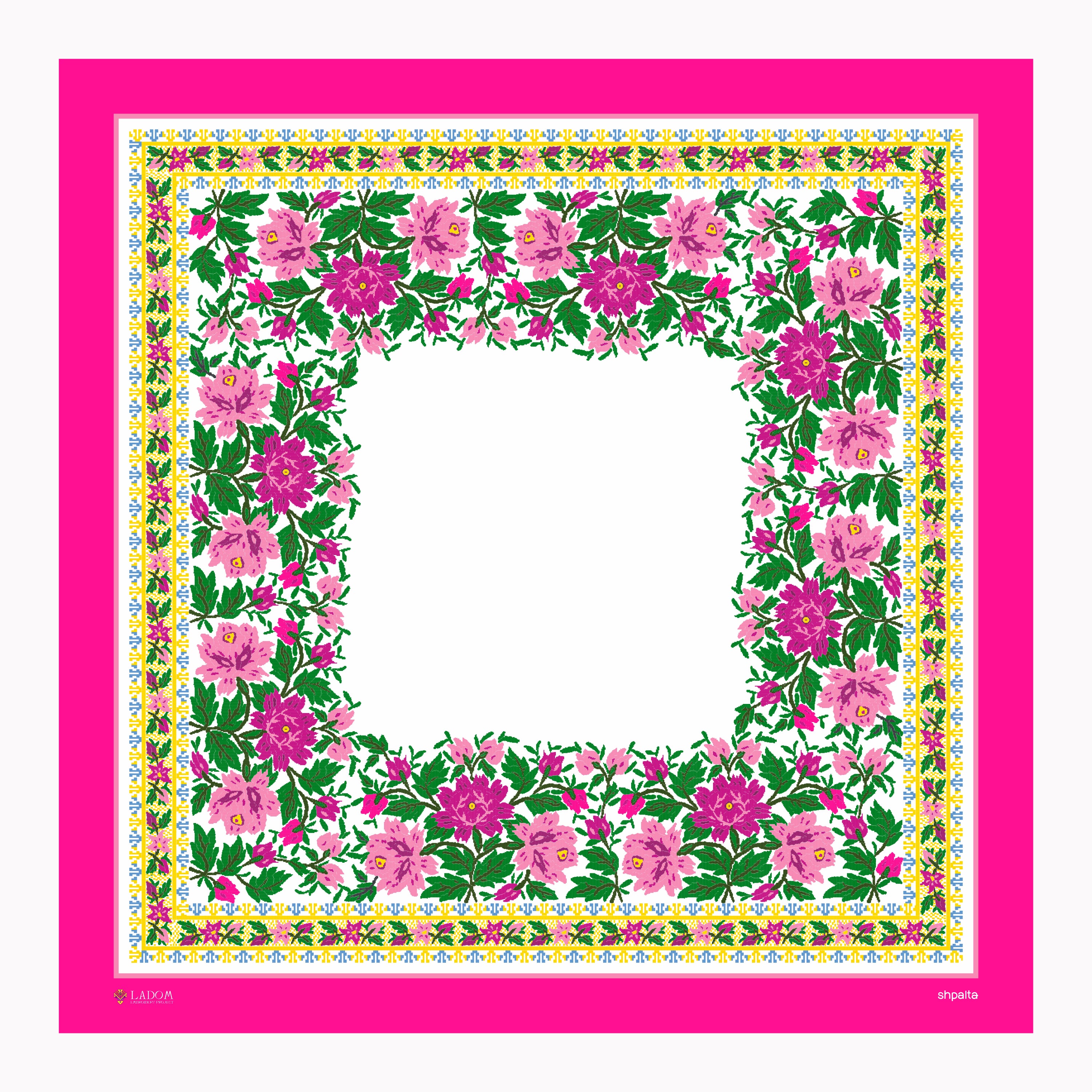 Рожева Хустина "Півонія"