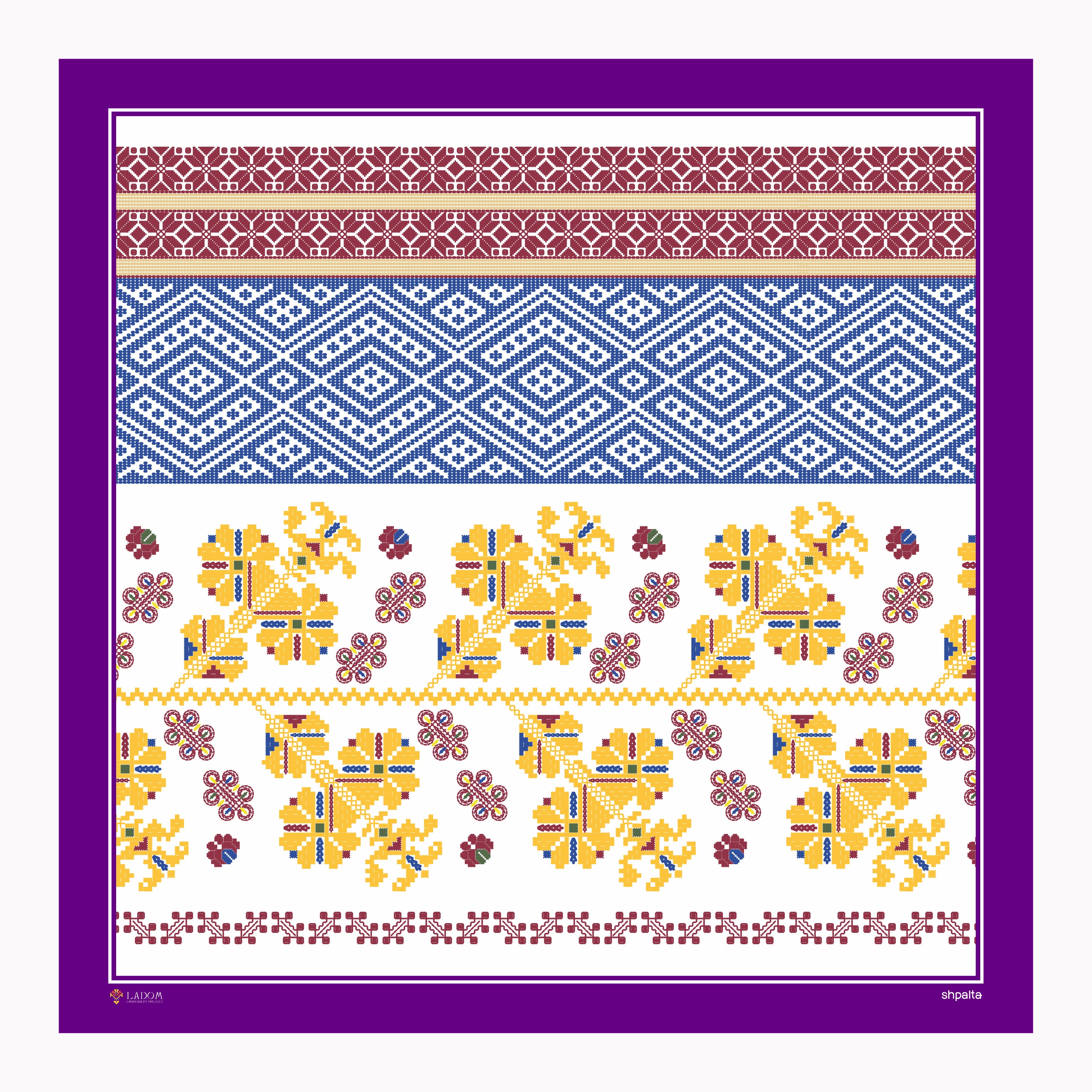 Фіолетова Хустина "Cвітове дерево"