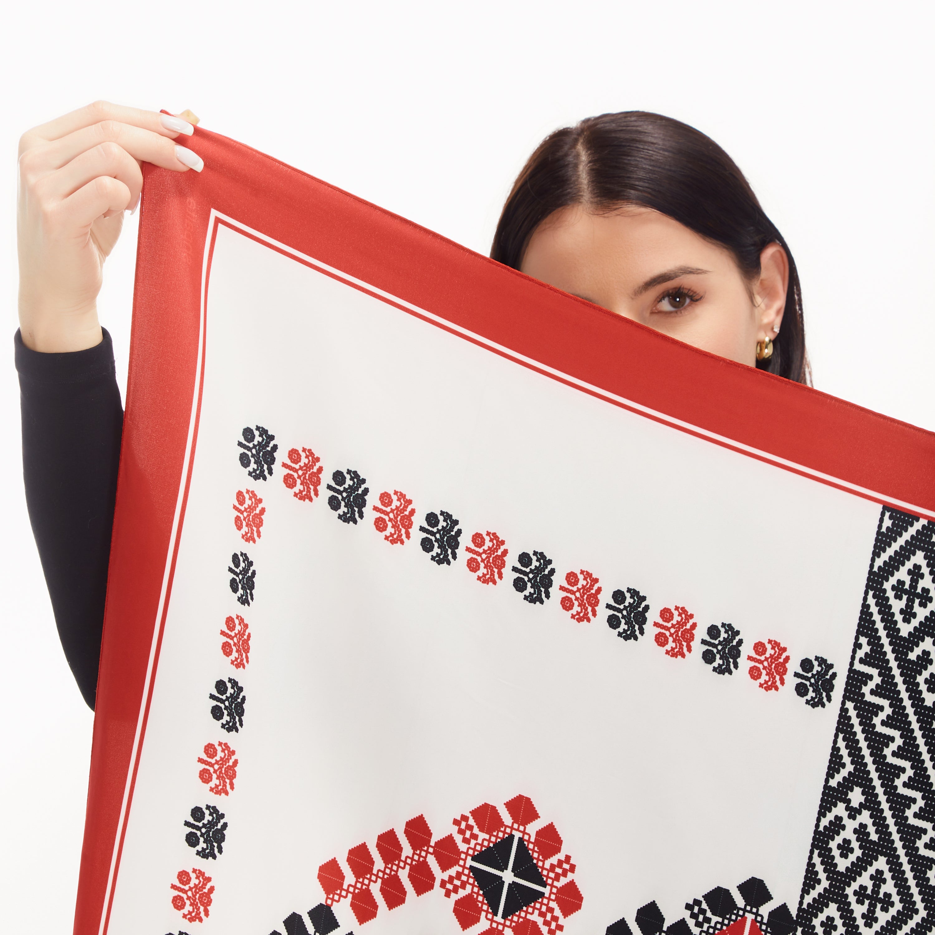 Червона Хустина «Дерево Життя»