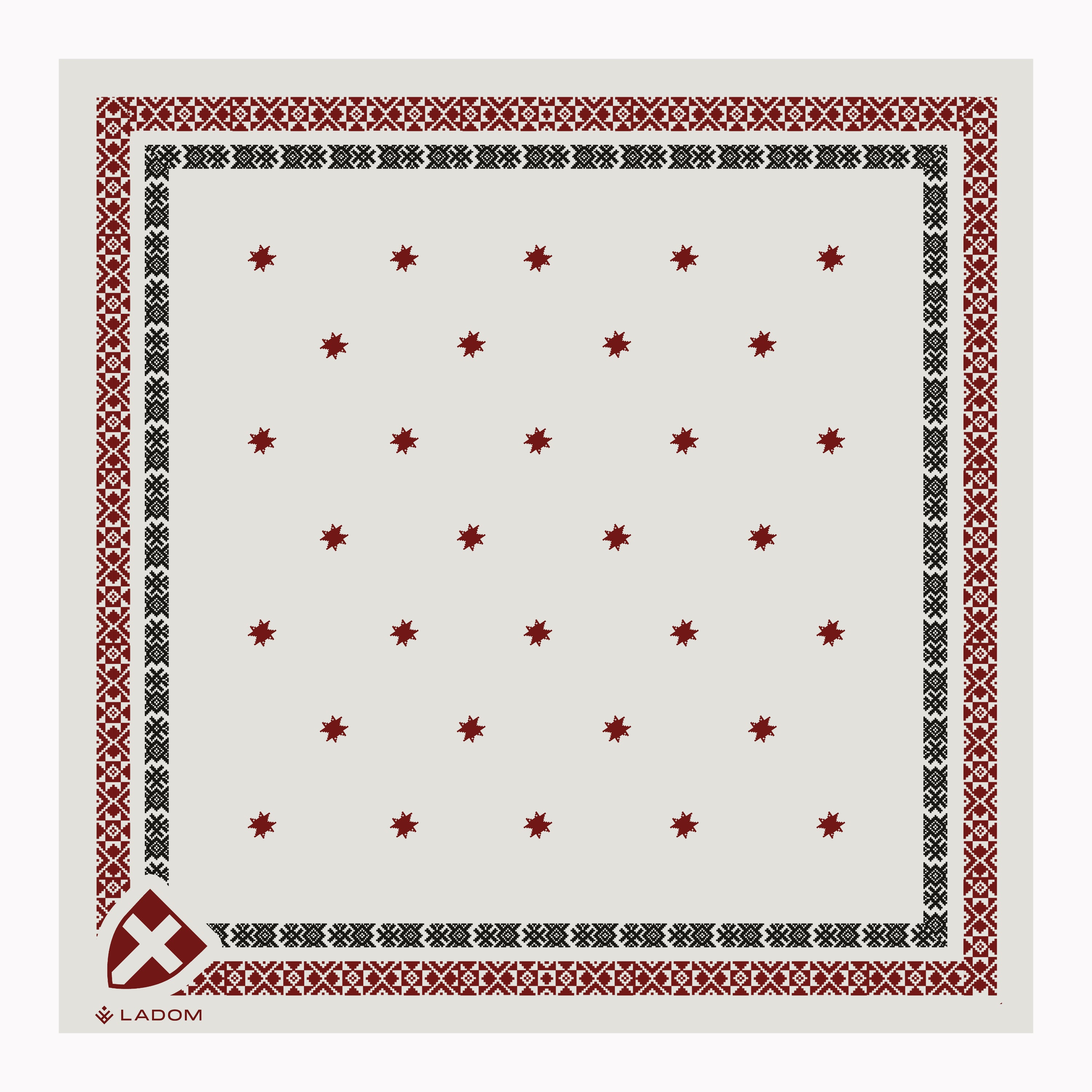 Молочно-біла Хустина «Волинь»